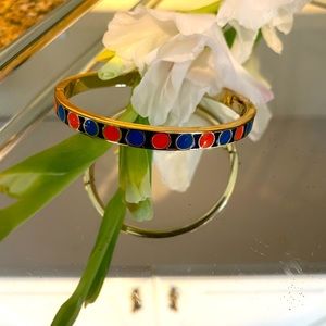 Vera Bradley gold inlay enamel bracelet